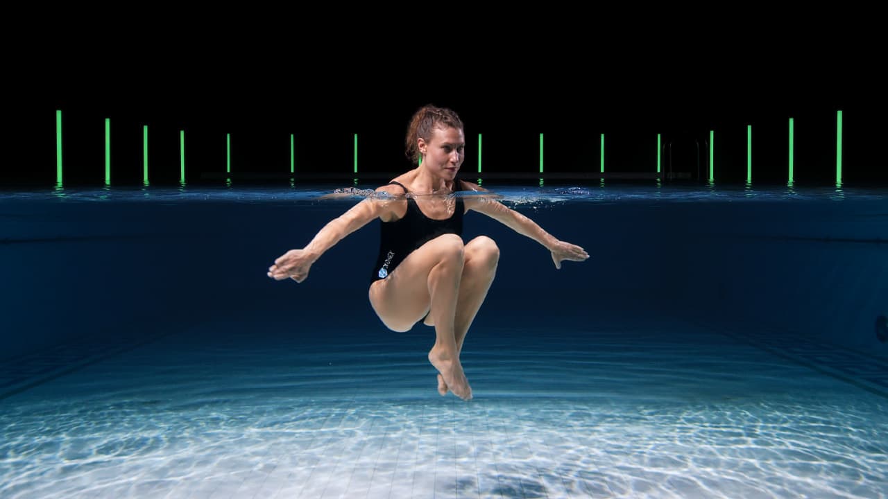 Hydrohex MOVE class — wellness-focused aqua fitness for the 55–75 audience