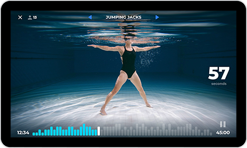Virtual underwater video